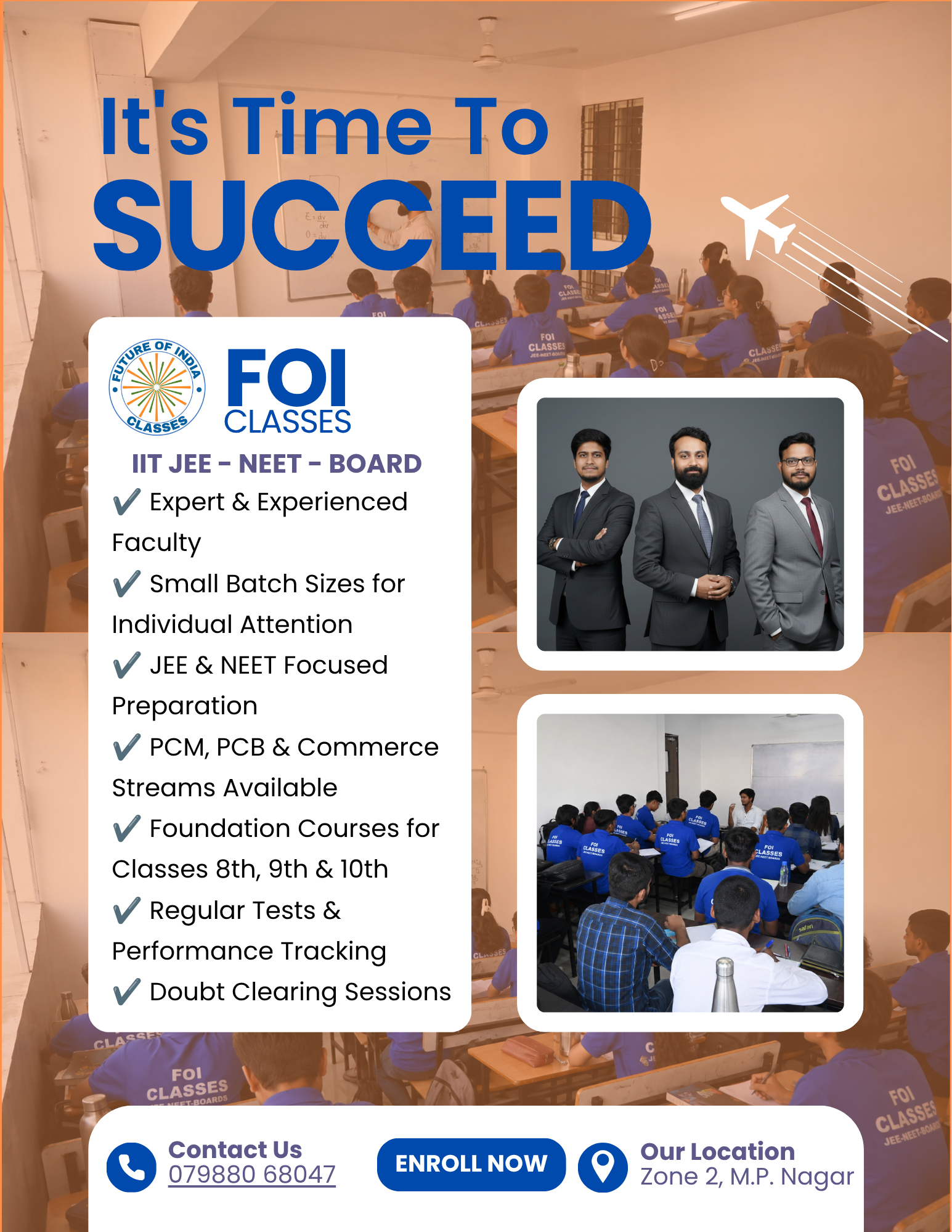 Which is the best coaching institute in MP Nagar Bhopal?